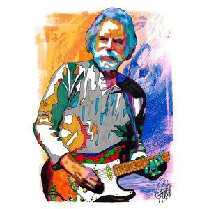 Bob Weir Grateful Dead Guitar Rock Music Poster Print Wall Art 18x24